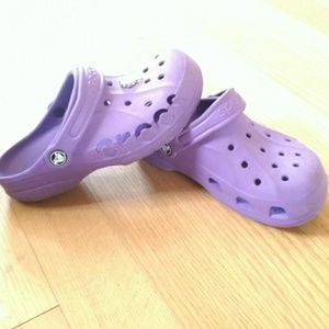Purple crocks